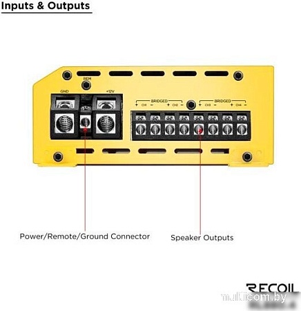 Автомобильный усилитель Recoil RL880.4