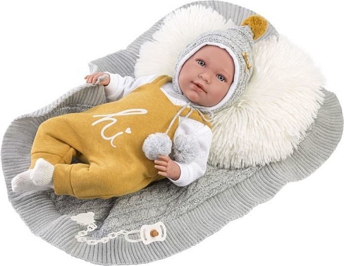 Пупс Llorens В фиолетовом 74036