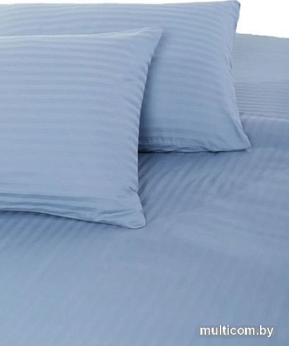 Постельное белье GoodNight Pure Страйп-сатин 2сп 417442 (синий)