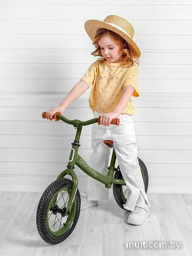 Беговел Amarobaby Road Racer (зеленый)