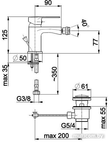 Смеситель Armatura Mohit 5917-015-00