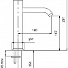 Смеситель Jacob Delafon Purist E14404-4A-CP
