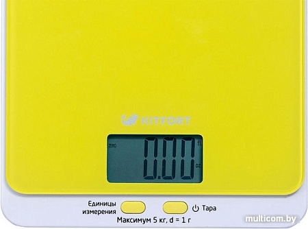 Кухонные весы Kitfort KT-803-4 (желтый)