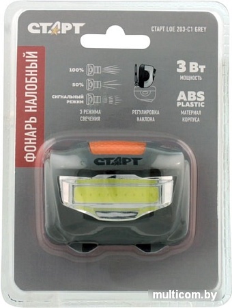 Фонарь Старт LOE 203-C1 (серый)