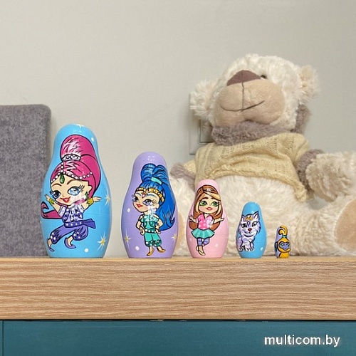 Развивающая игра Брестская Матрешка Шиммер и Шайн (набор 5 шт)