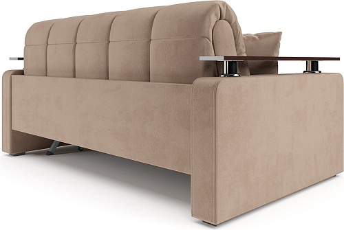 Диван Мебель-АРС Аккордеон Бакли ППУ 155x200 (бежевый кордрой)