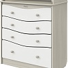 Детский комод Атон Мебель Kristoff МДФ (шимо светлый/белый)