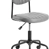 Офисное кресло TetChair Slim (иск. замша, серый)