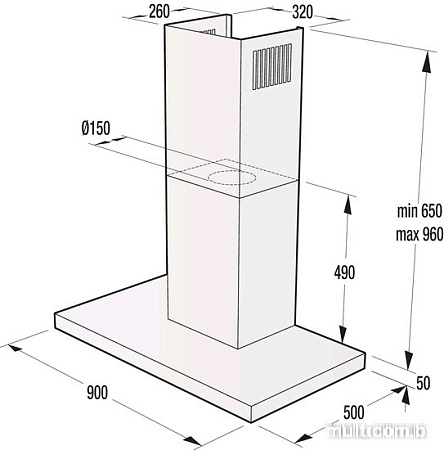 Кухонная вытяжка Gorenje WHT941ST