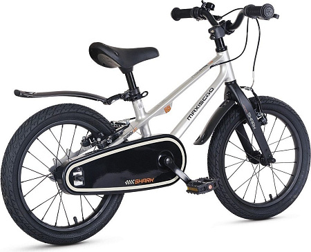 Детский велосипед Maxiscoo Shark Sport 16 2025 MSC-SH1642 (серый жемчуг)