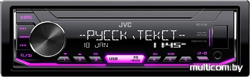 USB-магнитола JVC KD-X155