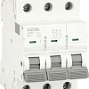 Выключатель автоматический GEYA GYM9-3P-63B 3P 63A B 6kA 3M GYM93P63B