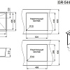 Кухонная мойка Granula GR-5445U (золото сатин)