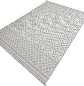 Ковер для жилой комнаты Radjab Carpet Поло Прямоугольник PL 200 12550RK (2x4, Cream)