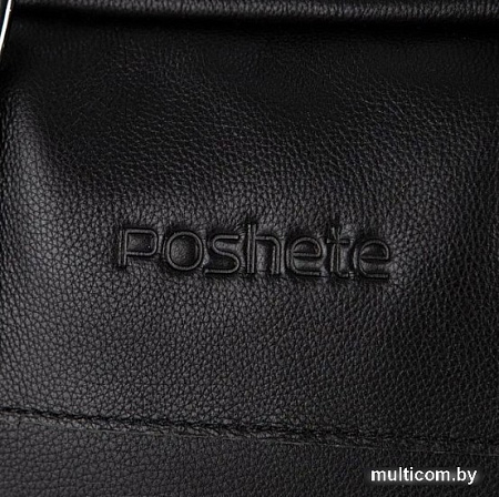 Мужская сумка Poshete 253-7090-43-BLK (черный)