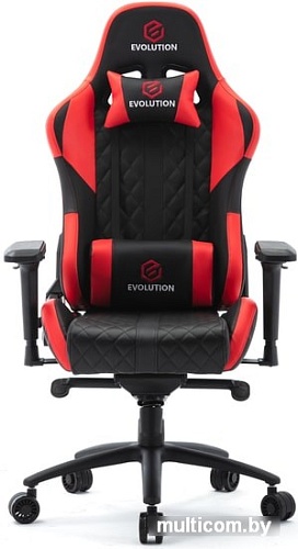 Кресло Evolution Racer M (черный/красный)