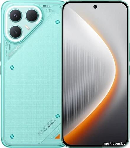 Телефон Tecno Pova 7 Pro 8GB/128GB (неоновый циан)