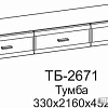 Тумба Лером Камелия ТБ-2671-АС-К (ясень асахи/комб. венге)