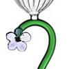 Бокал для воды и напитков Ichendorf Milano Botanica 09354010 (лиловый цветок)