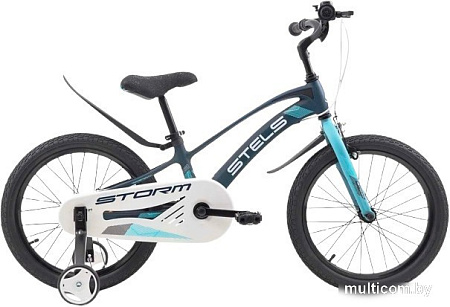 Детский велосипед Stels Storm 18 KR (разобранный, темно-синий/зеленый)