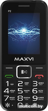 Мобильный телефон Maxvi P2 (черный)