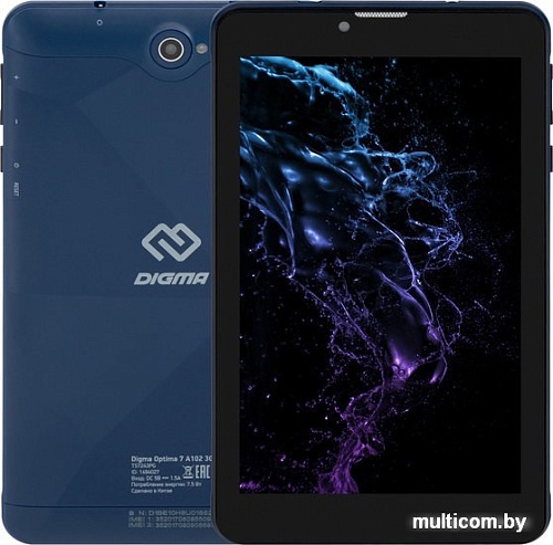 Планшет Digma Optima 7 A102 3G (синий)
