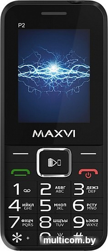 Мобильный телефон Maxvi P2 (черный)