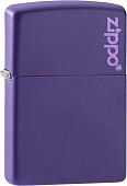 Зажигалка Zippo Classic Purple Matte Zippo Logo 237ZL