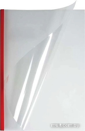 Пластиковая обложка для переплета OPUS Metalbind O.Easy Cover A4 10 мм EASYCOVERA4DC10CZE30 (30 шт, прозрачный/красный)