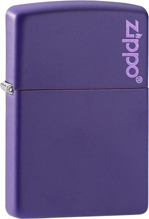 Зажигалка Zippo Classic Purple Matte Zippo Logo 237ZL