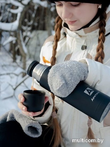 Термос Арктика 102-500 500мл (черный матовый)