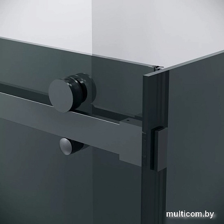 Душевой уголок Grossman Classic 110x80x195 120.K33.04.1180.21.10 (черный матовый/тонированное стекло)