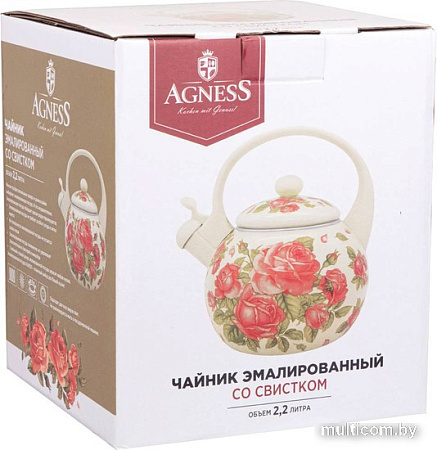 Чайник со свистком Agness Кармен 915-140