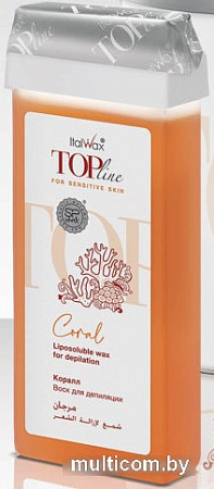 Воск ItalWax Top Line Коралл в картридже (100 мл)