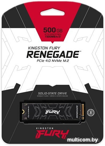 SSD Kingston Fury Renegade 500GB SFYRS/500G