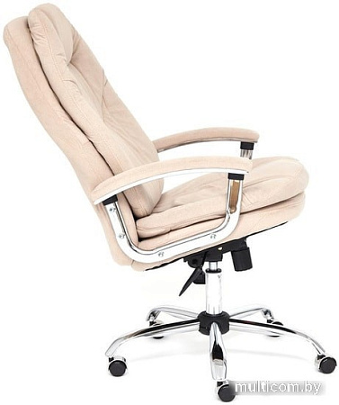 Кресло TetChair Softy LUX (флок, бежевый)