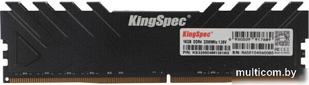 Оперативная память KingSpec Storm 16ГБ DDR4 3200 МГц KS3200D4M13516G