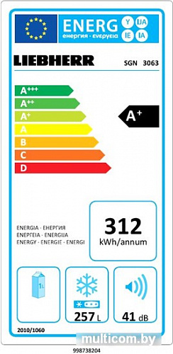 Морозильник Liebherr SGN 3063