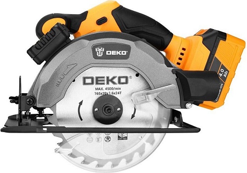 Дисковая (циркулярная) пила Deko DKCS20DA 085-1155 (с 1-им АКБ)
