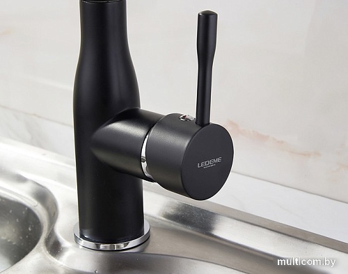Смеситель Ledeme H98 L4698B (черный матовый)