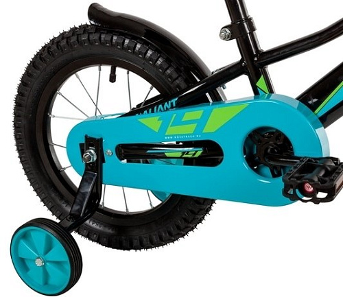Детский велосипед Novatrack Valiant 14 2022 143VALIANT.BK22 (черный)
