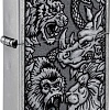 Зажигалка Zippo Jungle Design Street Chrome 48567