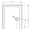 Душевой поддон Radaway Doros Plus D 110x90 [SDRPD1190-01]