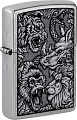 Зажигалка Zippo Jungle Design Street Chrome 48567