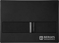 Панель смыва Berges Wasserhaus Novum L6 (глянцевый черный)
