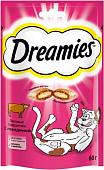 Лакомство для кошек Dreamies лакомые подушечки с говядиной 60 г