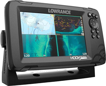 Эхолот-картплоттер Lowrance Hook Reveal 7 Tripleshot