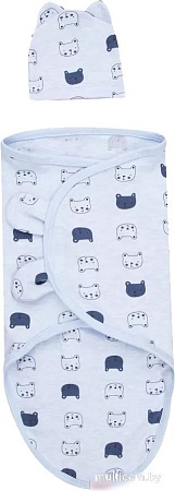 Пеленка-кокон Bebekevi BEV?1280-2 (голубой)