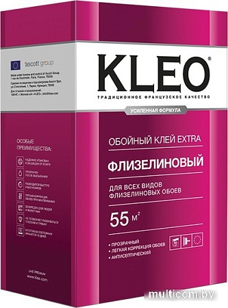 Клей для обоев Kleo Extra 55 Флизелиновый (380 г)