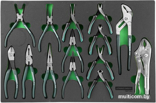Набор пассатижей Jonnesway P82714SV (14 предметов)